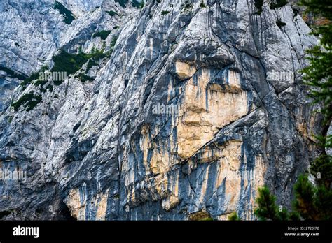 Pagan Girl Natural Image Of A Woman Face On Prisank Mountain Triglav