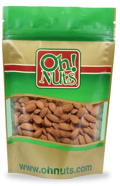 Roasted Unsalted Almonds Bulk Almonds Bulk Nuts Seeds Oh Nuts