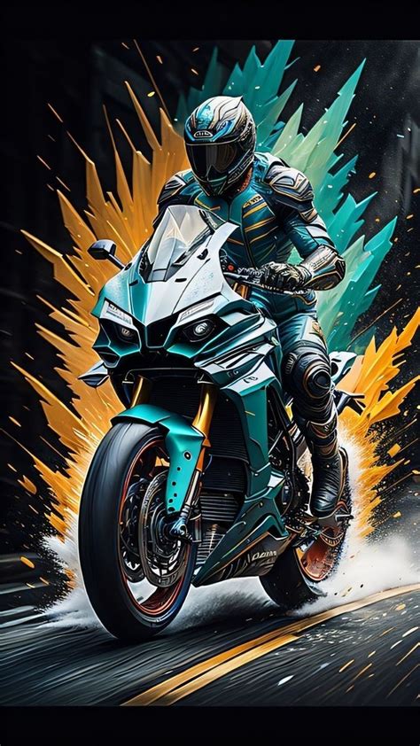 Pin By HermanBiker On BIKES Motorbike Art Motorbike Illustration