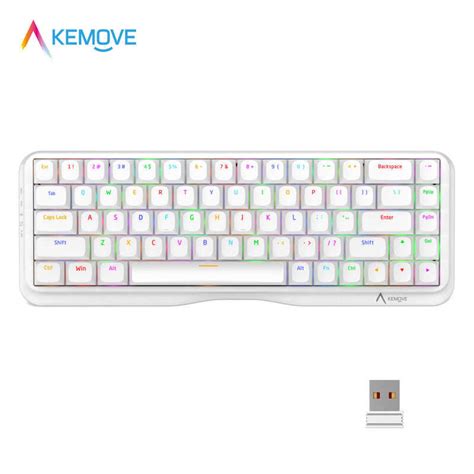 KEMOVE K Wireless Mechanical Gaming Triple Mode G Bt Usb C Keyboard Keys Hot