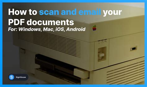 How To Scan Document To Email 2023 Signhouse