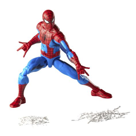 Marvel Legends Retro Series Cell Shaded Spider Man Action Figure