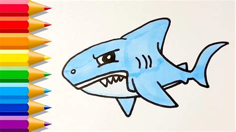 Dibujos De Tiburones A Lapiz Como Dibujar Un Tiburon Blanco A Lapiz