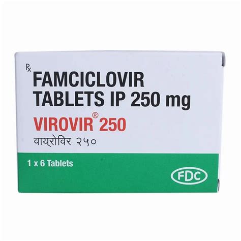 Famciclovir VIROVIR 250 MG At Rs 500 Stripe Antibiotic In Nagpur ID