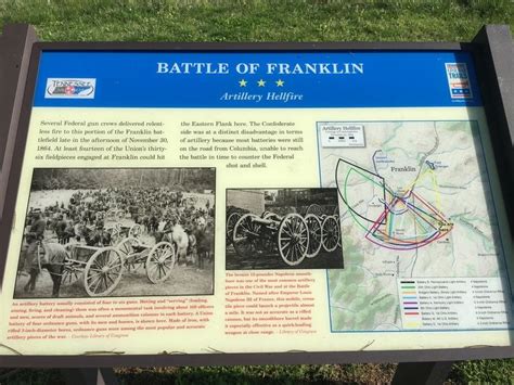 Battle Of Franklin Historical Marker