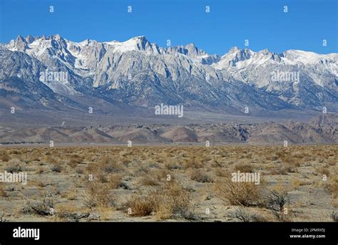 View At Mt Whitney California Stock Photo Alamy