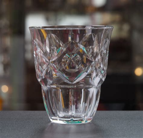 Baccarat Crystal Art Deco Vase Galerie Maxime Parisian Flea Market