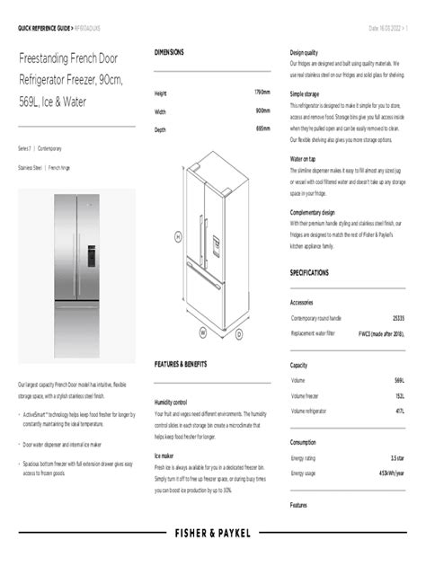 Fillable Online Refrigerator Sizes: How to Measure Fridge Dimensions ...