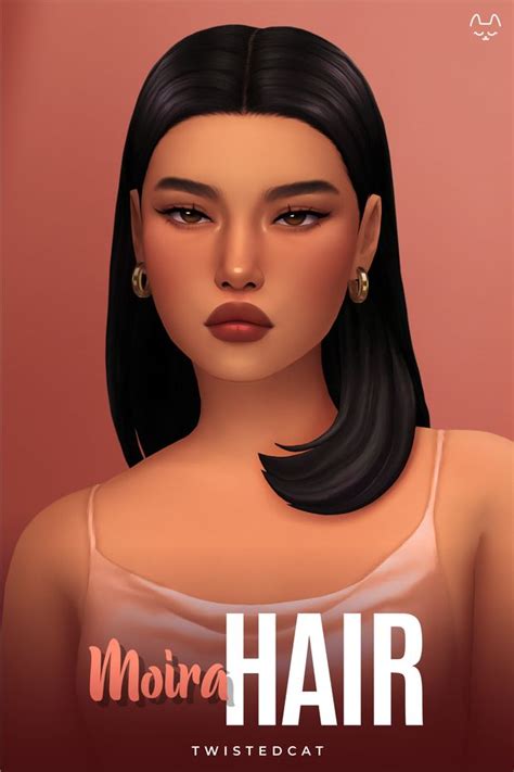 Moira Hair TwistedCat In 2024 Sims Hair Sims Tumblr Sims 4