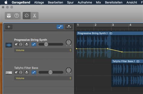 Spur Oder Track In Garageband Ausblenden So Geht S Mit Automation