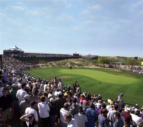 Evolution of the Phoenix Open's iconic 16th hole at TPC Scottsdale