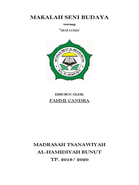 Makalah Seni Lukis Pdf
