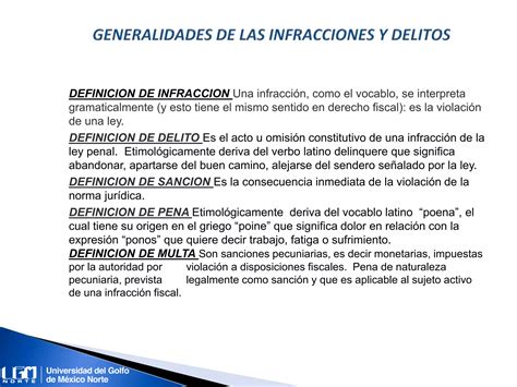 Unidad 5 Infracciones Y Delitos Fiscales PPT