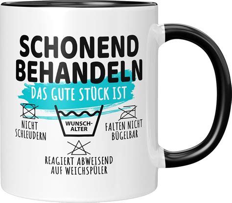 TassenTicker Tasse Mit Spruch Personalisiert Schonend Behandeln