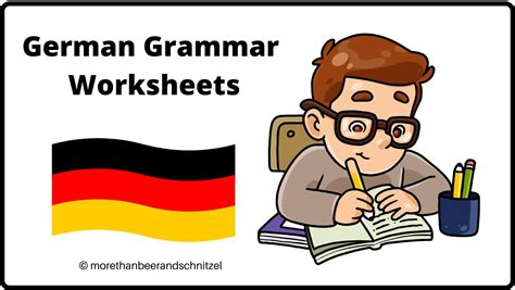 German Grammar Worksheets More Than Beer And Schnitzel