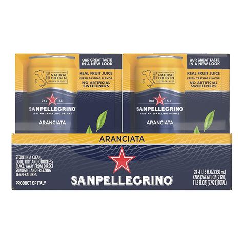 Sanpellegrino Italian Sparkling Drink Aranciata Sparkling Orange