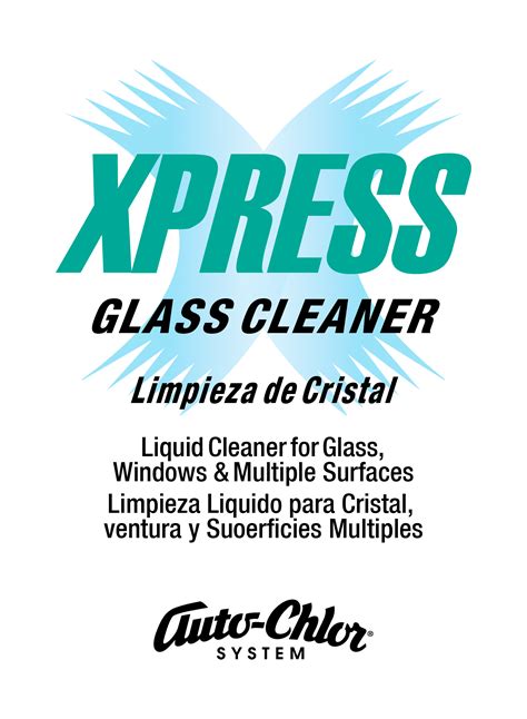 Auto Chlor Xpress Glass Cleaner Ready To Use