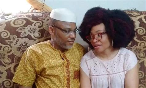 Wife Of IPOB Leader Nnamdi Kanu Visits Him In DSS Custody Hails APC