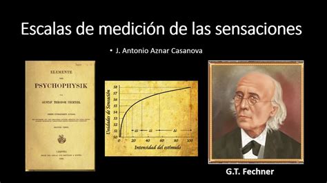 Escalas de medición de las sensaciones G T Fechner YouTube