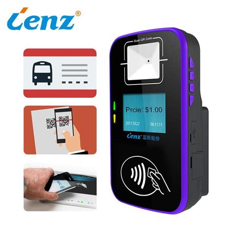 EMV Bus Validator For Smart Card Payment 3G 4G GPS Qr Code NFC Mobile