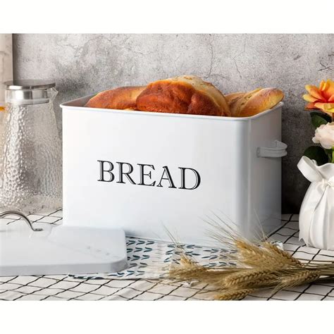 Large Farmhouse Bread Countertop Bread Storage Temu