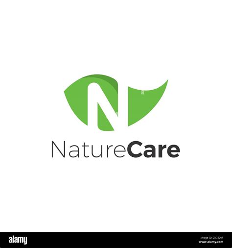 Dise O Del Logotipo De Nature Care S Mbolo Del Icono De La Hoja Imagen