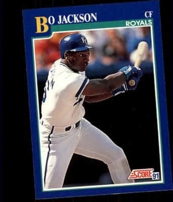 Amazon Score Baseball Card Bo Jackson Collectibles Fine Art