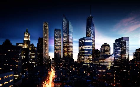 Manhattan Skyline Wallpapers 4k Hd Manhattan Skyline Backgrounds On