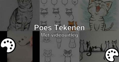 Poes Tekenen Met Videouitleg