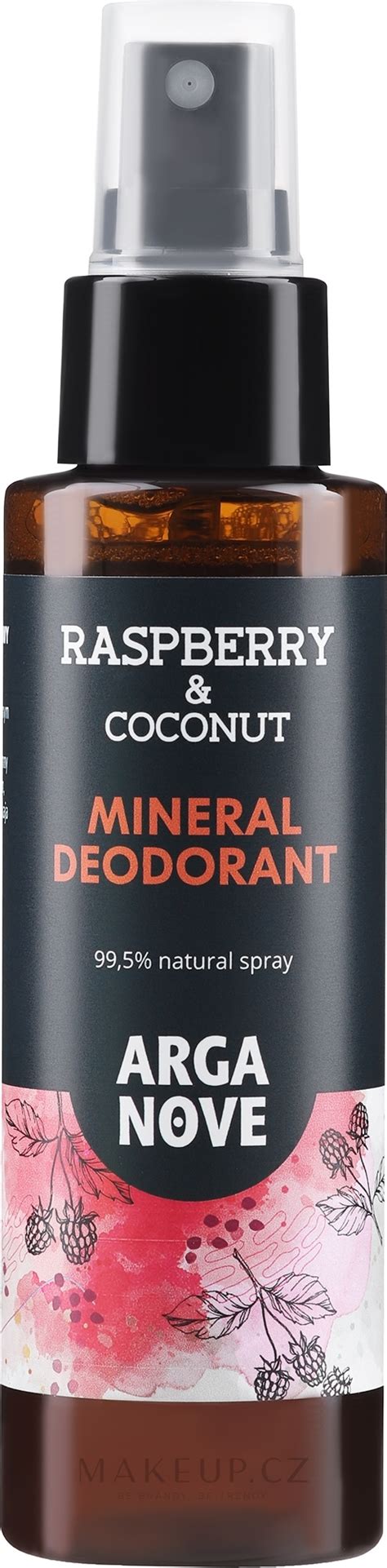 Arganove Natural Coconut Raspberry Mineral Deodorant Minerální