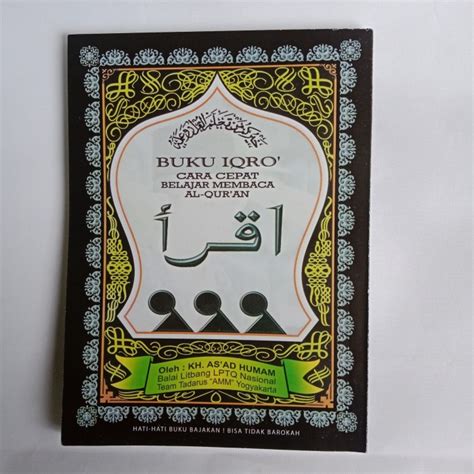 Jual Buku Iqra Besar Buku Bandel Iqro Jilid Kab Bogor Atk