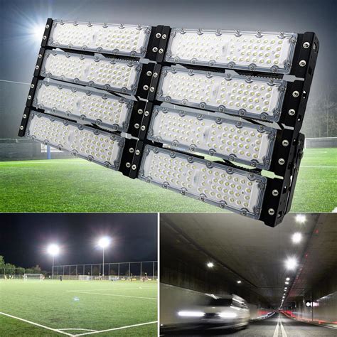 Faro Led Soporte Proyector W Exterior Ip Luces Estadio Campos De