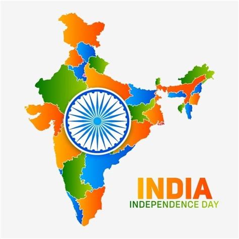 Indiamapashokadayindependenceindianflagchakranationalholiday