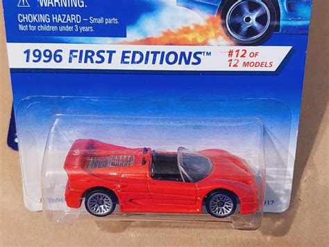 法拉利 Ferrari Hot Wheels 開蓬 F Tooned Enzo First Editions 系列 馬來西亞製造 Qcar Hotwheels 興趣及遊戲 玩具