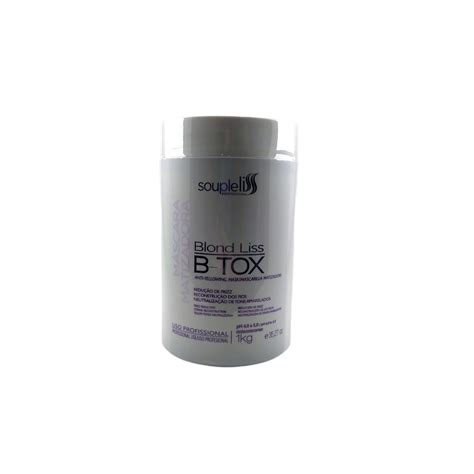 Botox Roxo Blond Liss B Tox Matizador 1kg Soupleliss Shopee Brasil