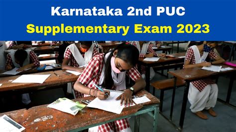 Karnataka 2nd PUC Supplementary Exam 2023 Registration Process To Begin