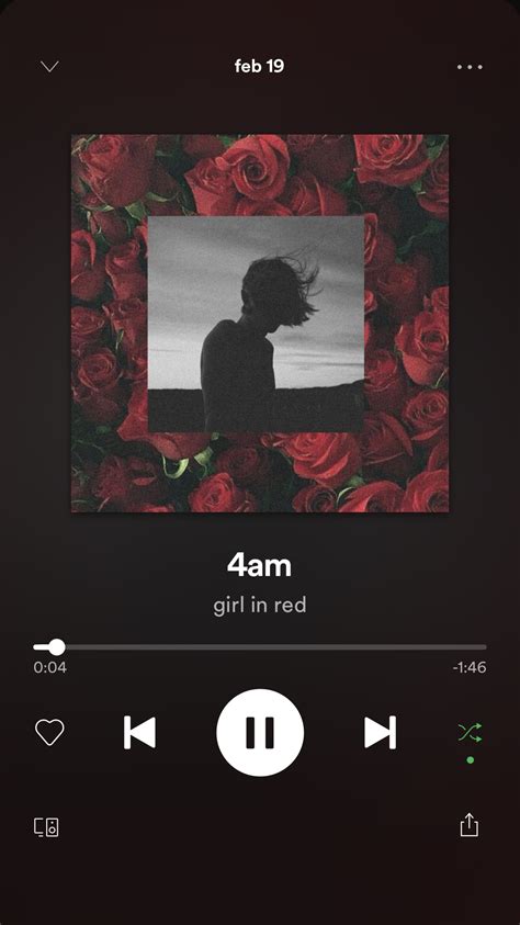 4am Girl In Red My Spotify Julianaperez105