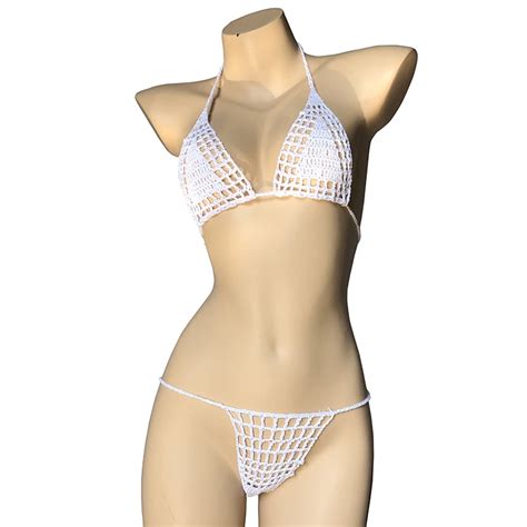 Acheter Pas Cher Crochet La Main Micro Bikini G Thing String String Beach Micro Maillots De