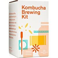 The Kombucha Shop Kombucha Brewing Kit 1 Gallon Glass Brew Jar