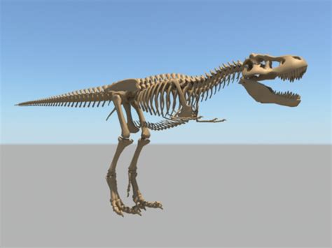 3d Printable Dinosaur Skeleton