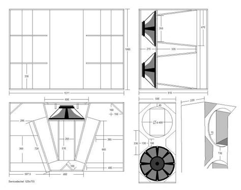 Bass Horn четежи 1 Plans Bass Horn Eaw Bh 882 Piani Di