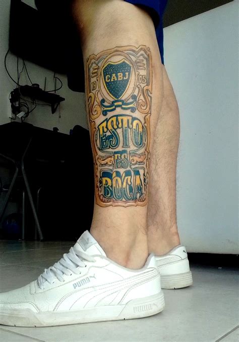 Esto Es Boca Tatuaje De Boca Juniors Tatuajes Boca Juniors Tatuajes