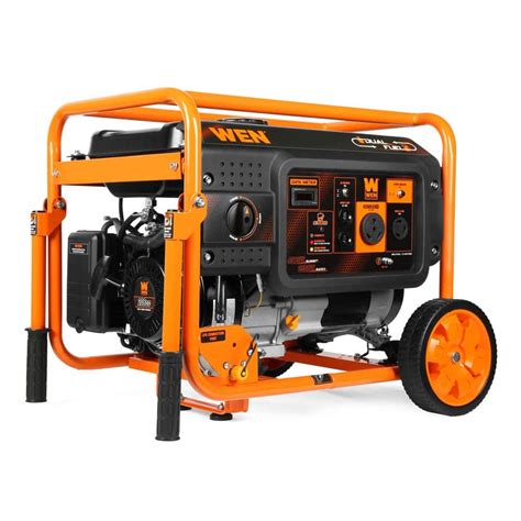 Wen Watt Dual Fuel Portable Generator With Wheel Kit And Co