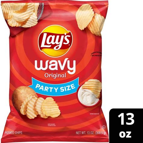 Lay S Wavy Original Potato Chips 13oz En 2024 Recetas