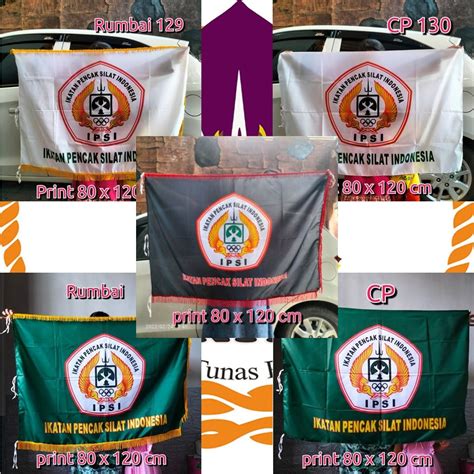 Jual Bendera IPSI Ikatan Pencak Silat Indonesia Rumbai Shopee Indonesia