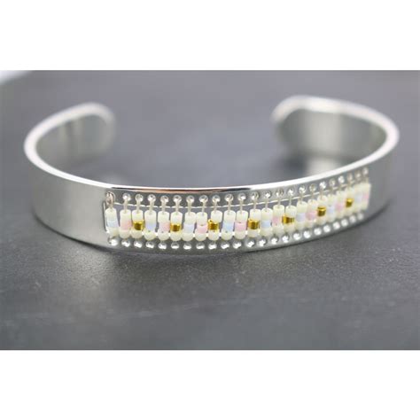 Bracelet En Laiton Sp Cial Tissage De Perles Miyuki Pour Des Cr Ations