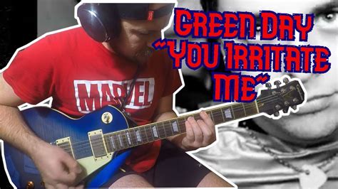 Green Day You Irritate Me Guitar Cover With Tabs Youtube