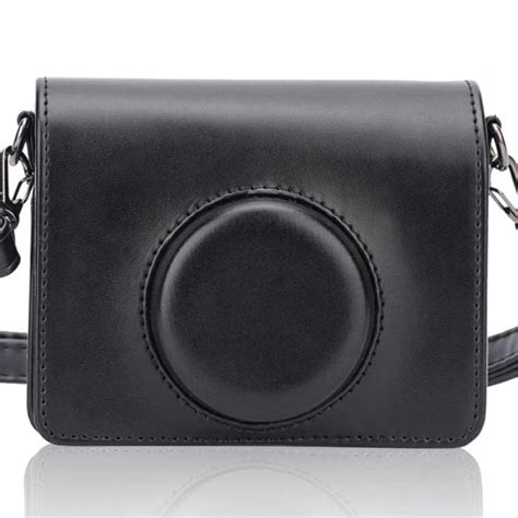 Instax Mini Evo Pu Leren Retro Camera Tas Antidruppel Beschermhoes Met