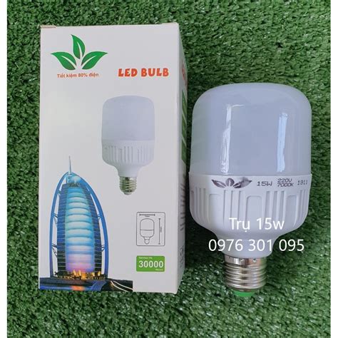 Bóng Đèn Led TRỤ Sáng Trắng kín nước siêu sáng 5w 10w 15w 20w 30w