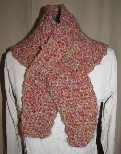 Crochet Keyhole Scarf (Quick & Easy) - I Knit and Crochet